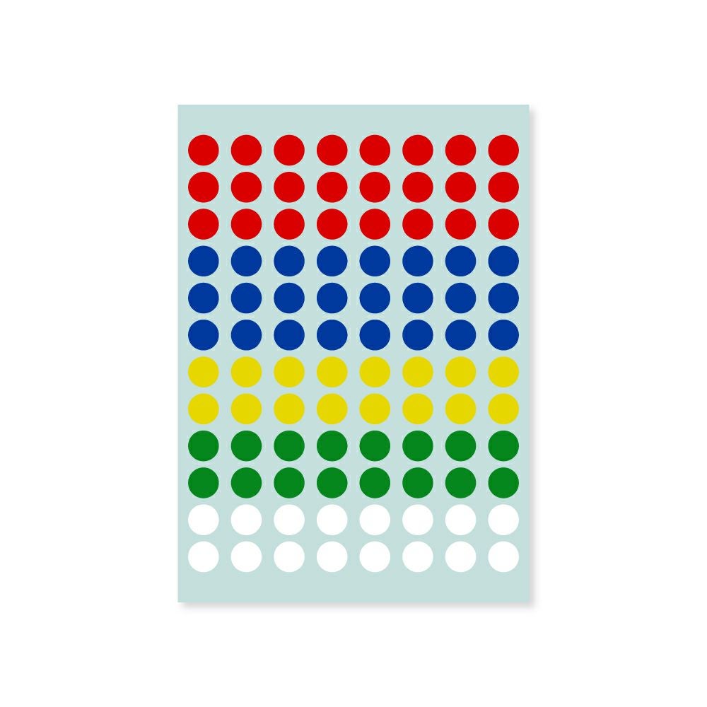 【クリックポスト対応】 業務用カラーシール　小