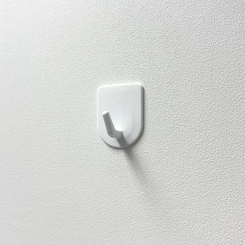 【クリックポスト対応】くりぴたフック壁紙用 コンパクトフック (S) （耐荷重500g) （白）大容量パック【12セット入】