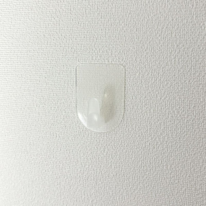 【クリックポスト対応】くりぴたフック壁紙用 コンパクトフック (M) （耐荷重1kg) （透明）大容量パック【10セット入】