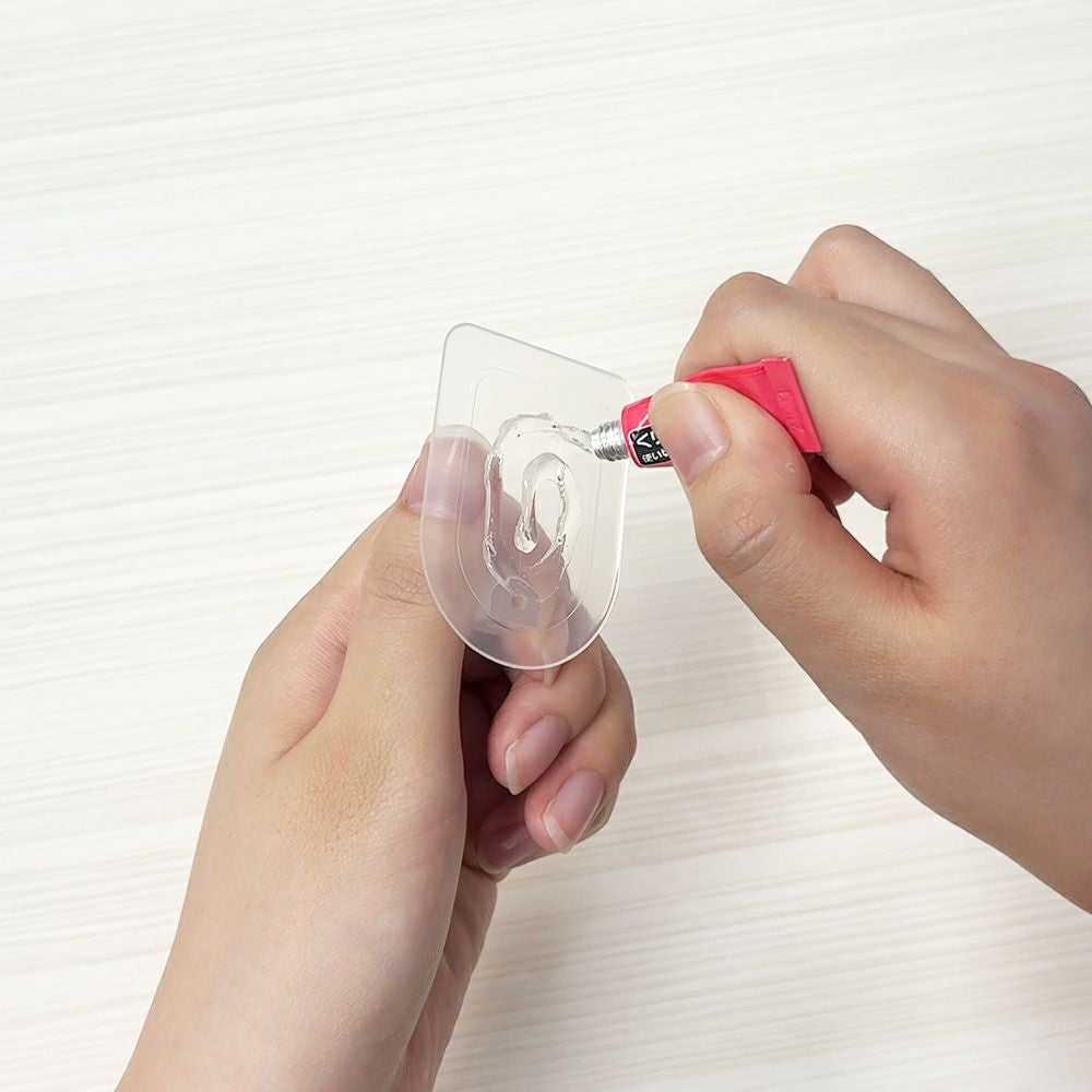 【クリックポスト対応】くりぴたフック壁紙用 コンパクトフック (M) （耐荷重1kg) （黒）大容量パック【10セット入】