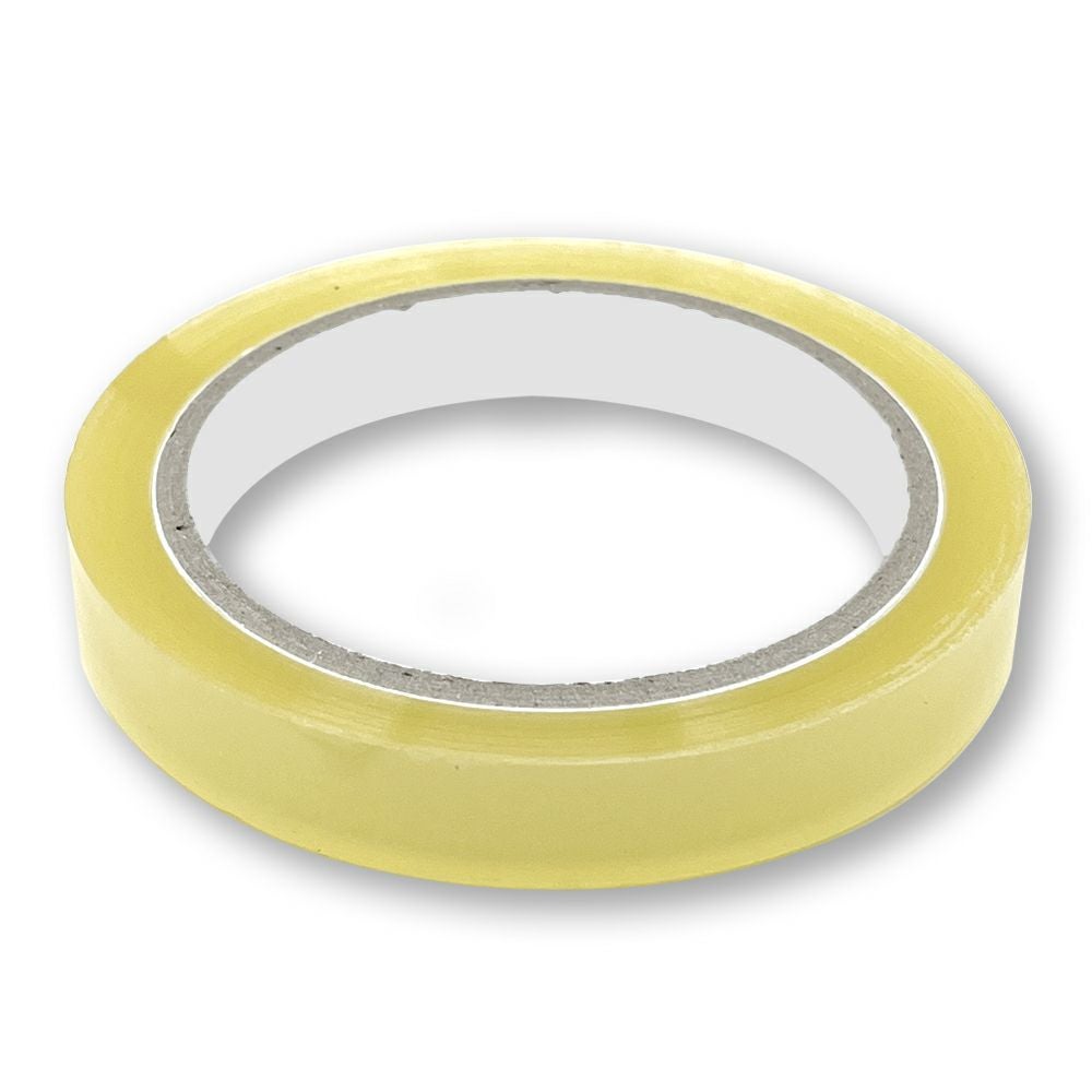 セロハンテープのように使える！包装・工作等に！軽包装用OPP粘着テープ 手で切れるタイプ 15mm幅×35m巻600巻 （3ケース）